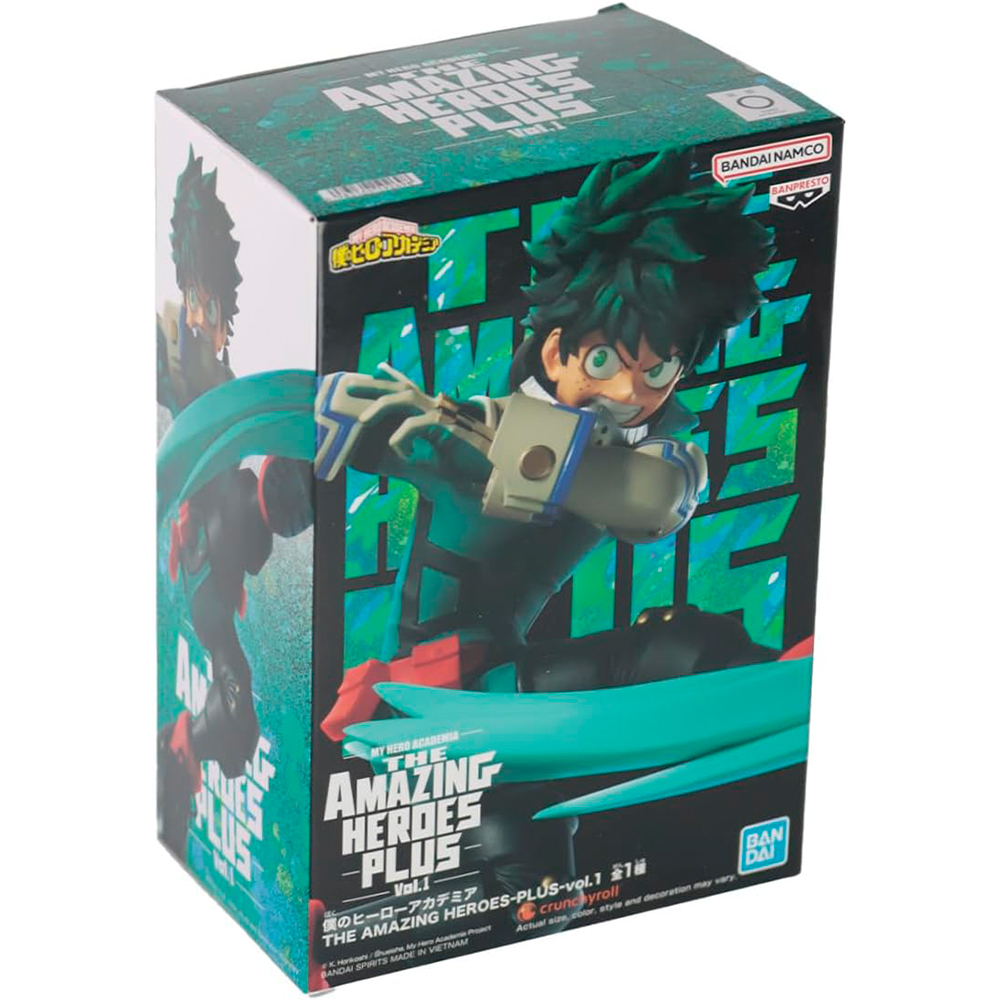 Bandai Banpresto My Hero Academia - The Amazing Heroes - Plus - Vol.1 Izuku Midoriya Figure