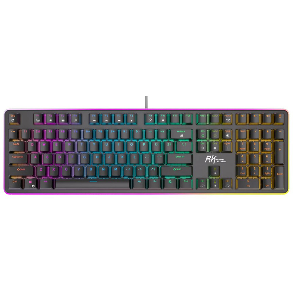 ROYAL KLUDGE RK918 Black, Red Switch, US