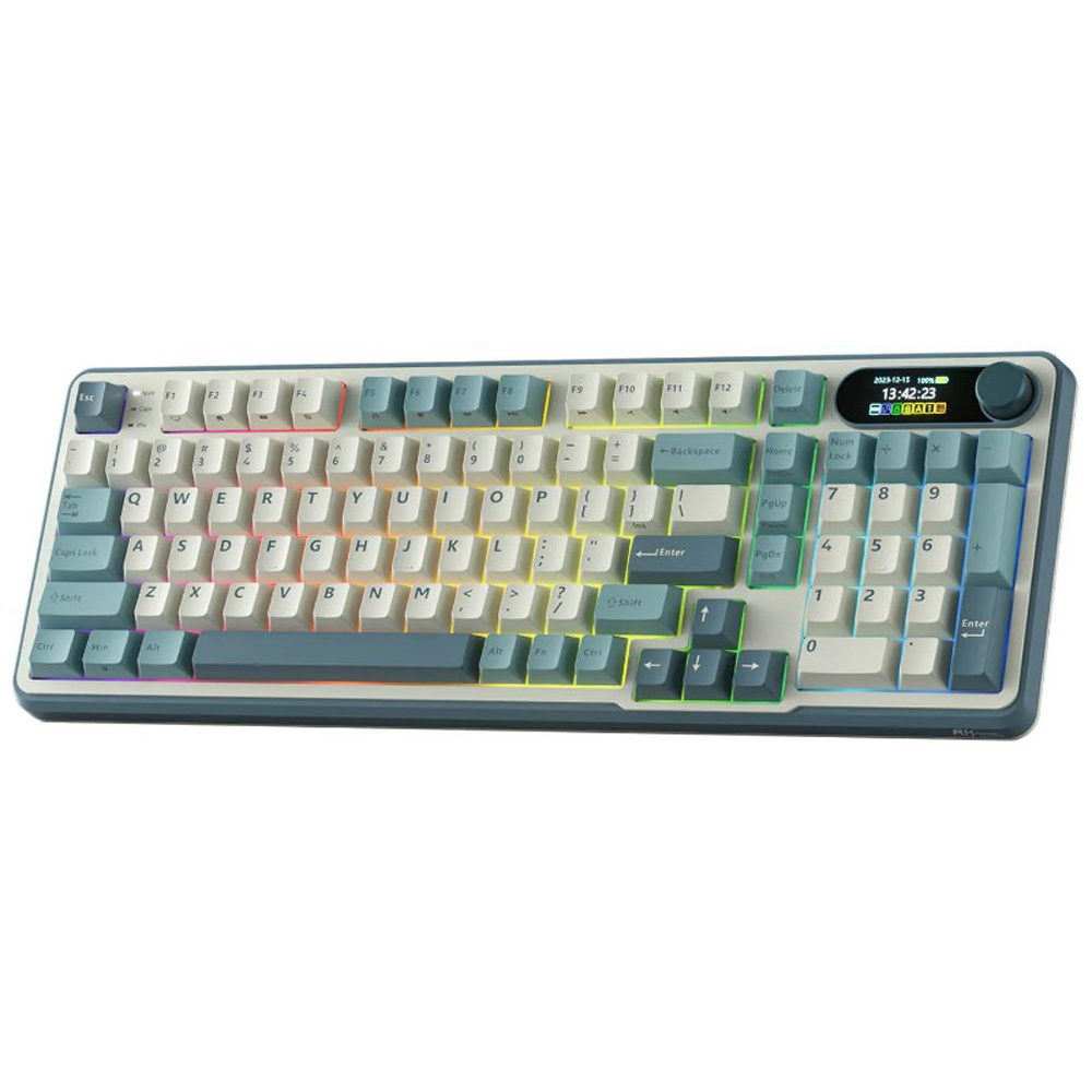 ROYAL KLUDGE RK S98 Light Cloud, Chartreuse Switch, RU