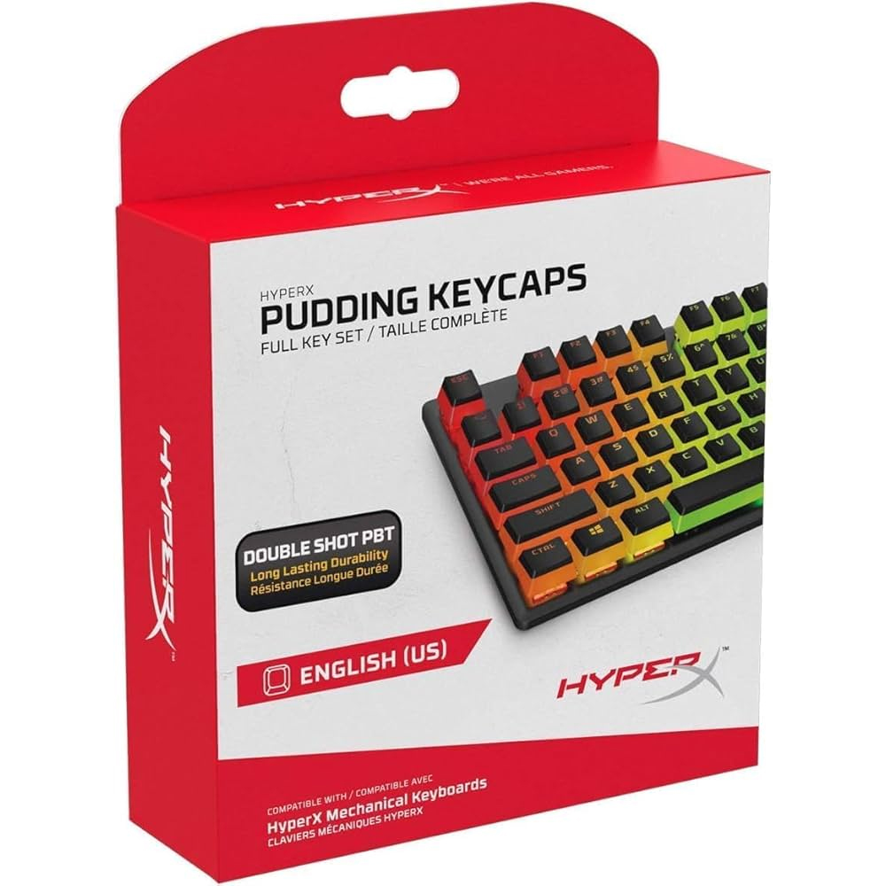 HyperX Pudding Keycaps, Black