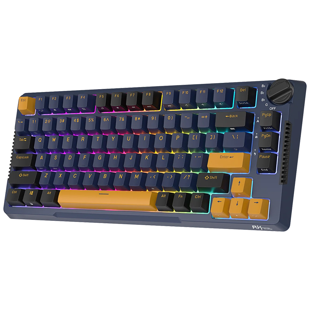 ROYAL KLUDGE H81 Start Night, Sky Cyan Switch, US