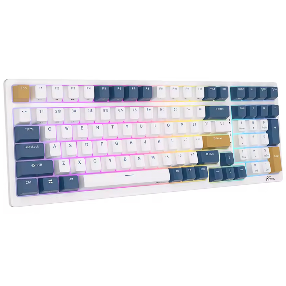 ROYAL KLUDGE RK98 Klein Blue, Blue Switch, US