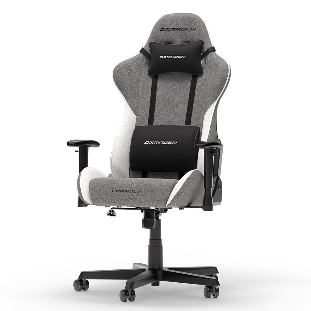 DXRacer FORMULA L Fabric, Grey & White