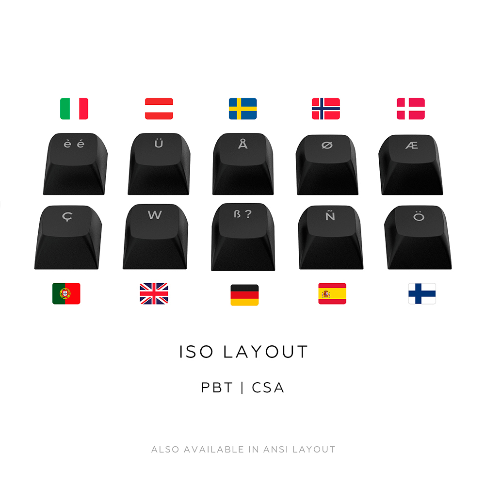 Dark Project ALU81A Terra Nova Black, G3MS Moonstone Switch, UK/DE/AT/ES/IT/FI/NO/SE/DK