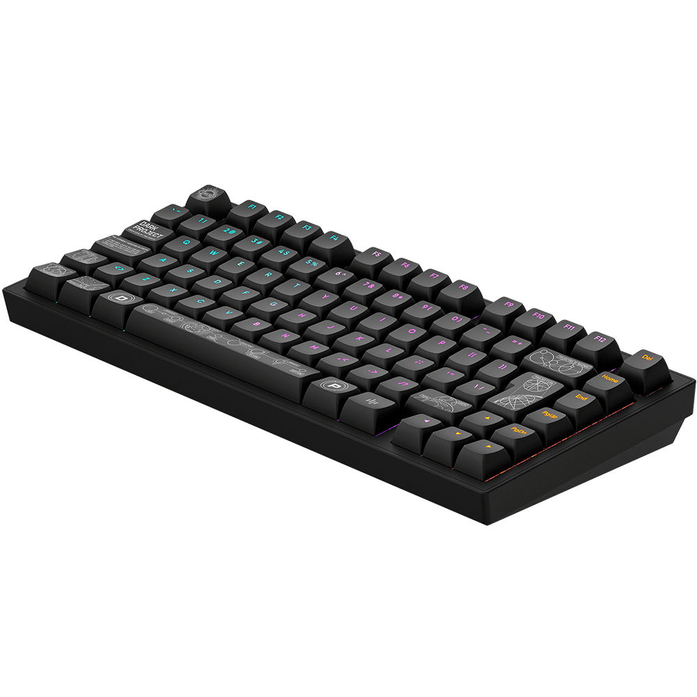 Dark Project ALU81A Terra Nova Black, G3MS Moonstone Switch, UK/DE/AT/ES/IT/FI/NO/SE/DK
