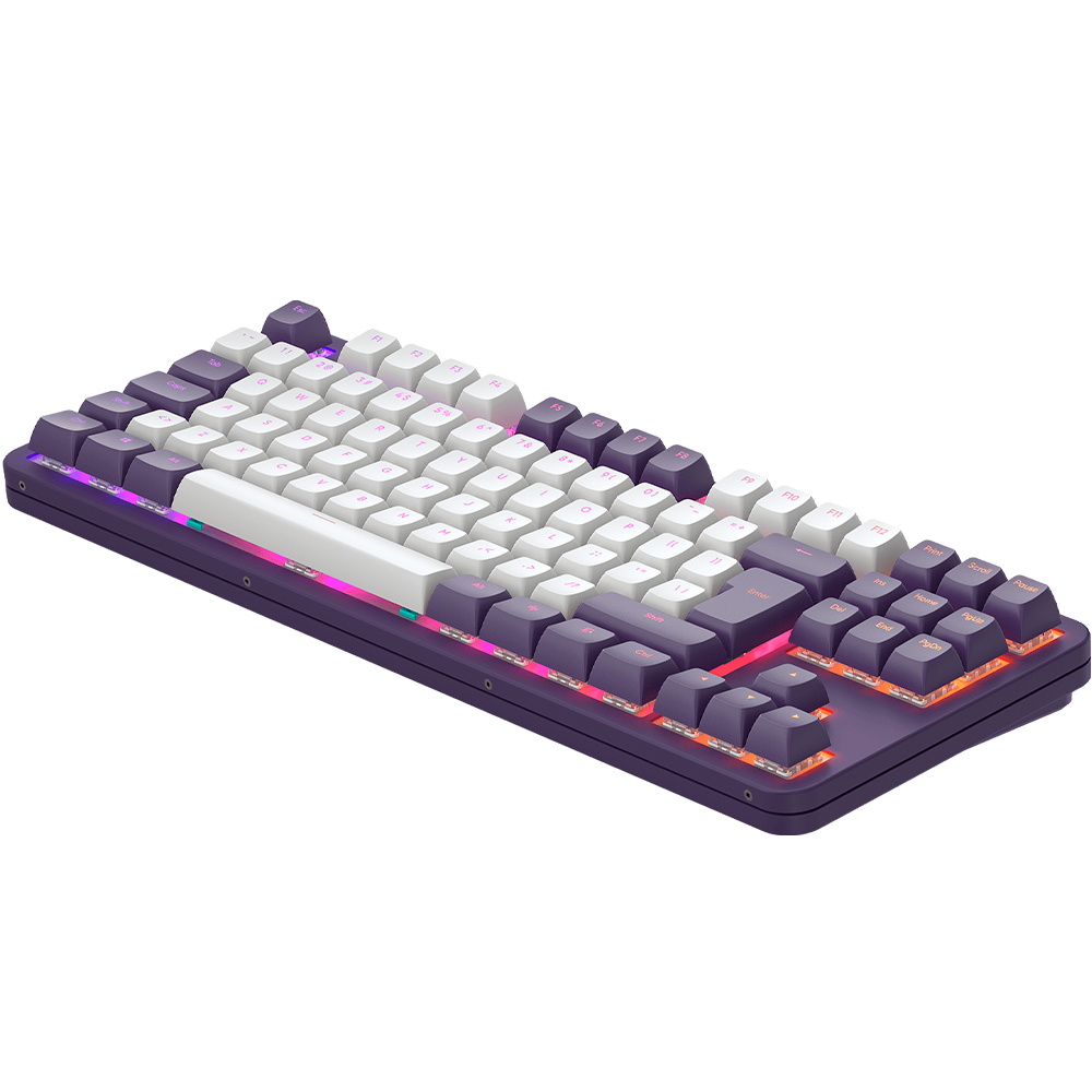 Dark Project ALU87A Violet-White, G3MS Sapphire Switch, UK/DE/AT/ES/IT/FI/NO/SE/DK