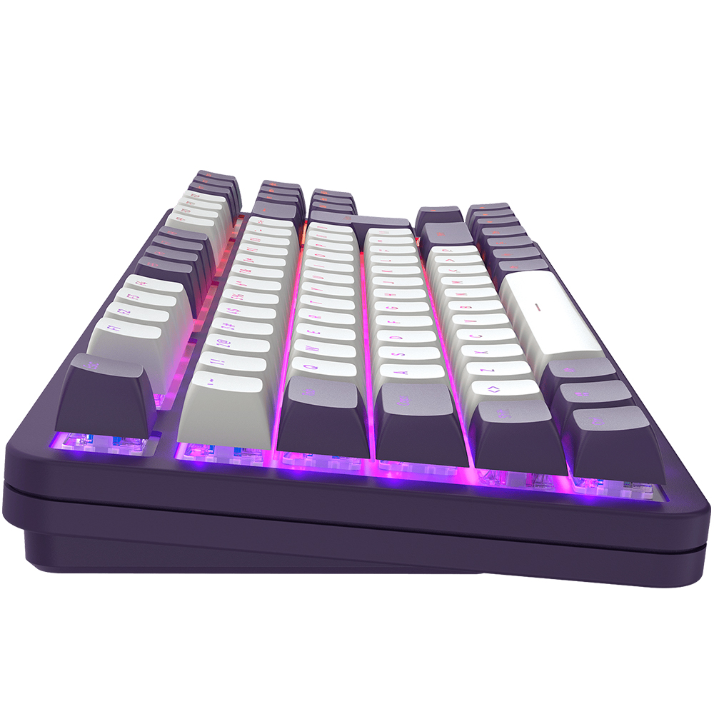 Dark Project ALU87A Violet-White, G3MS Sapphire Switch, UK/DE/AT/ES/IT/FI/NO/SE/DK