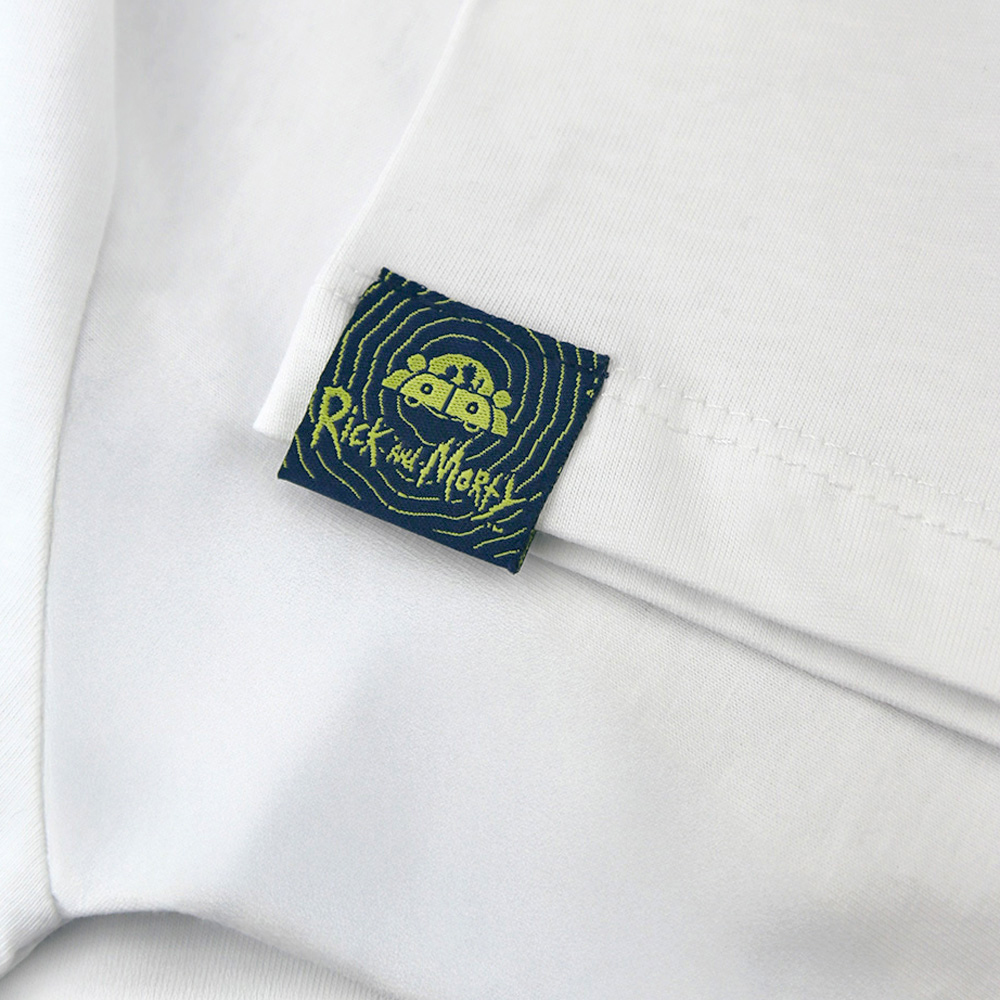 Rick and Morty T-shirt, The Universe is Yours, White, XL