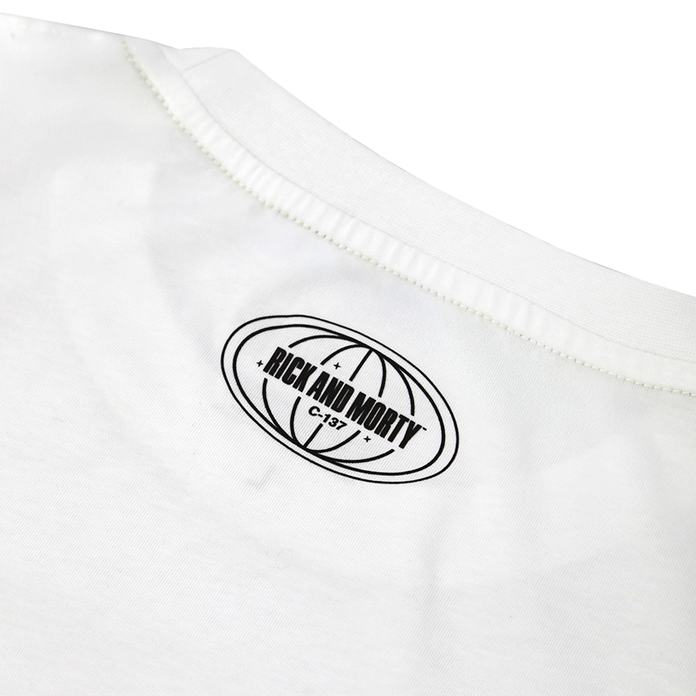 Rick and Morty T-shirt, The Universe is Yours, White, L