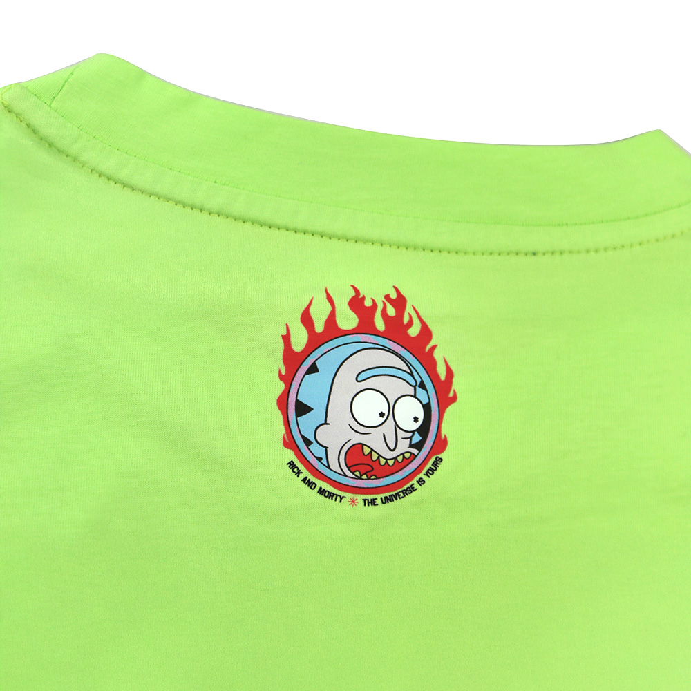 Rick and Morty T-Shirt, Science Grandpa, Light Green, L