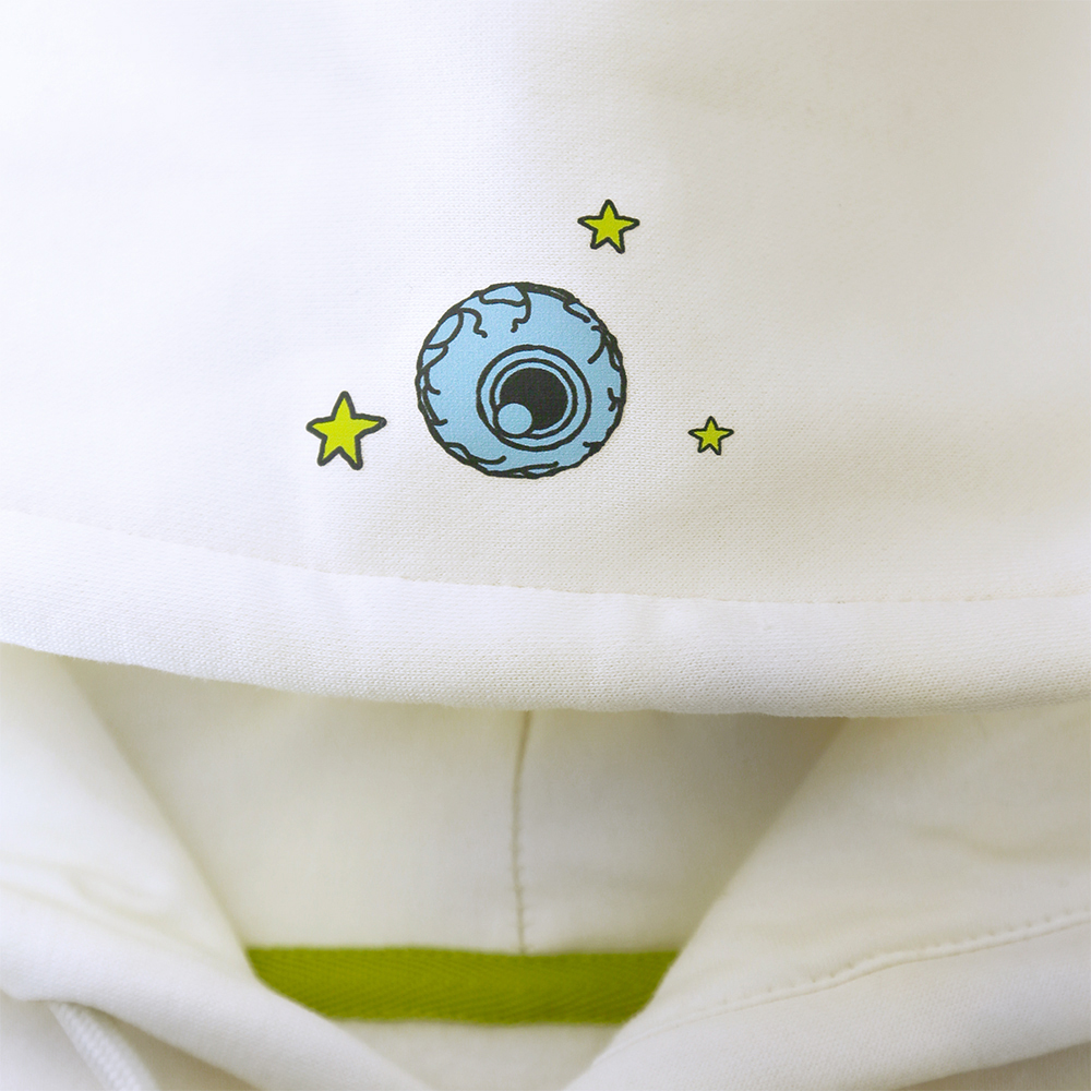 Rick and Morty Hoodie, Off-White, M