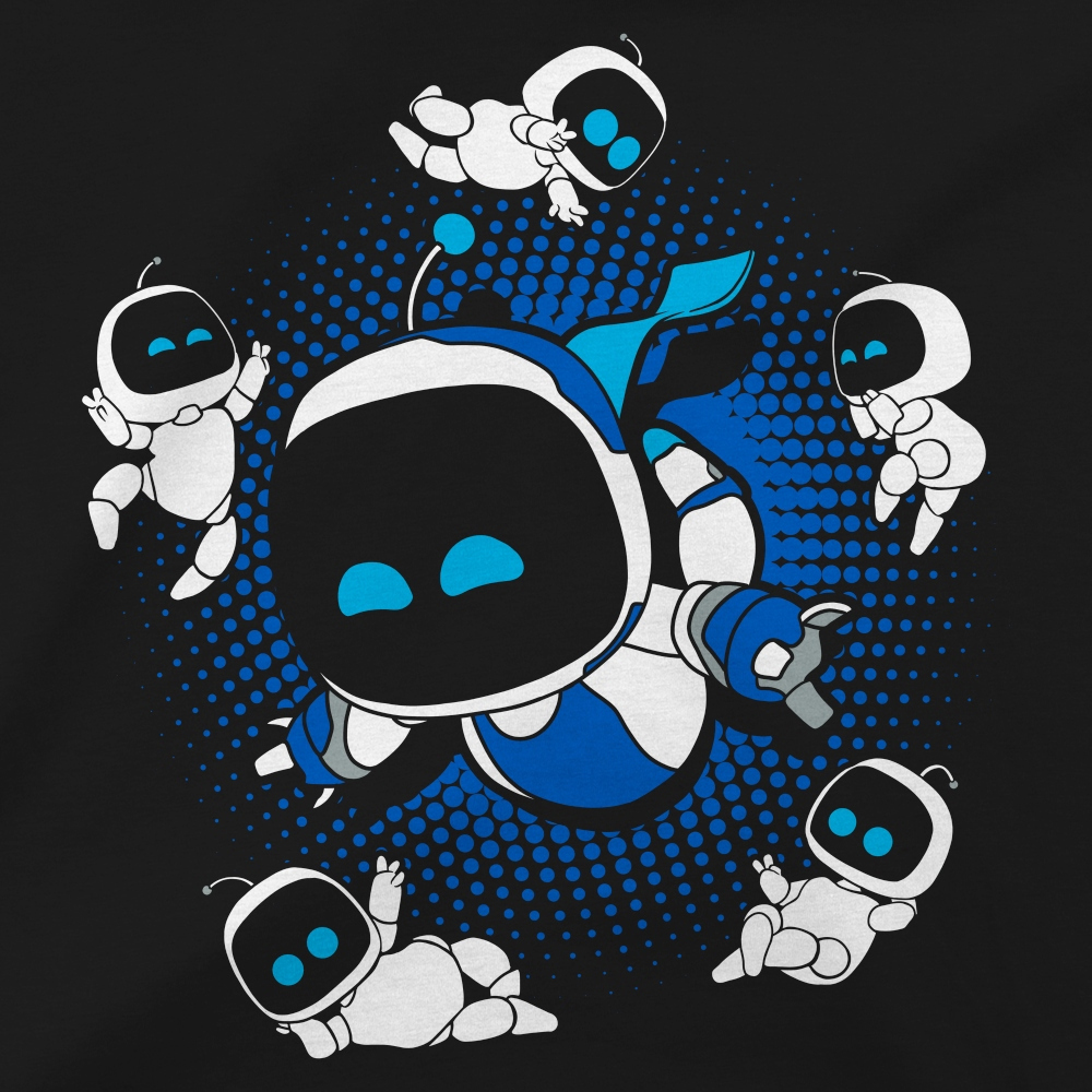 Jinx ASTRO'S PLAYROOM - Bot Party Premium T-shirt Black, L