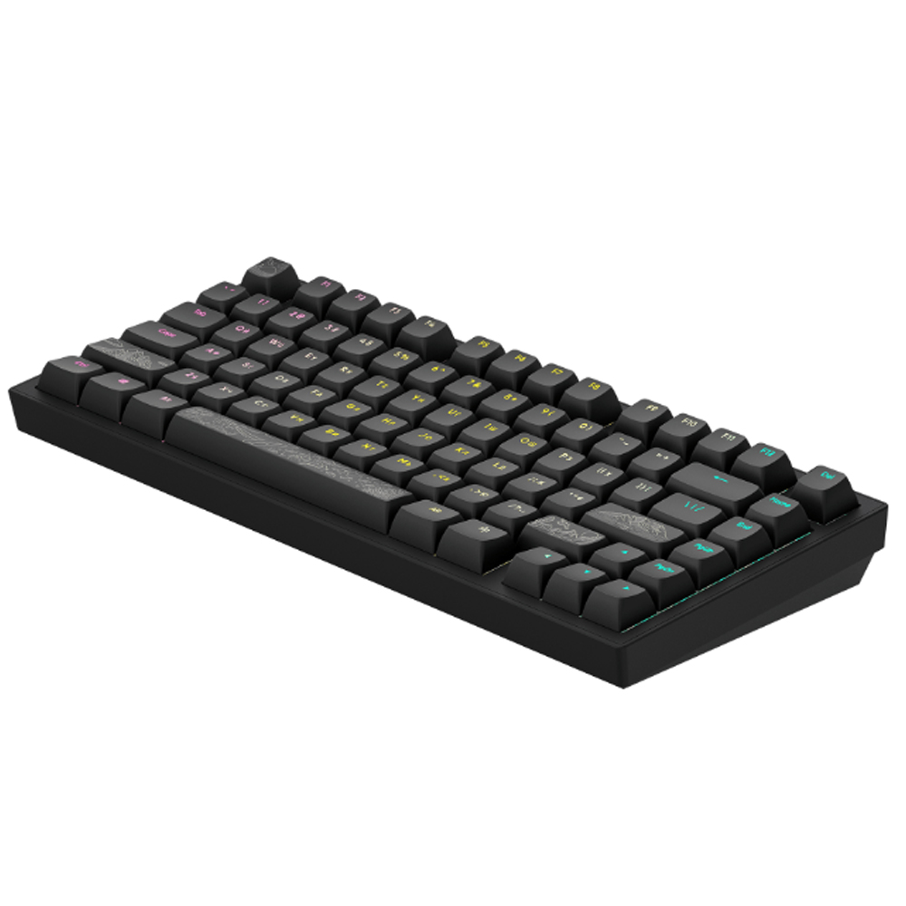 Dark Project ALU81A Terra Nostra Black, G3MS Moonstone Switch, RU