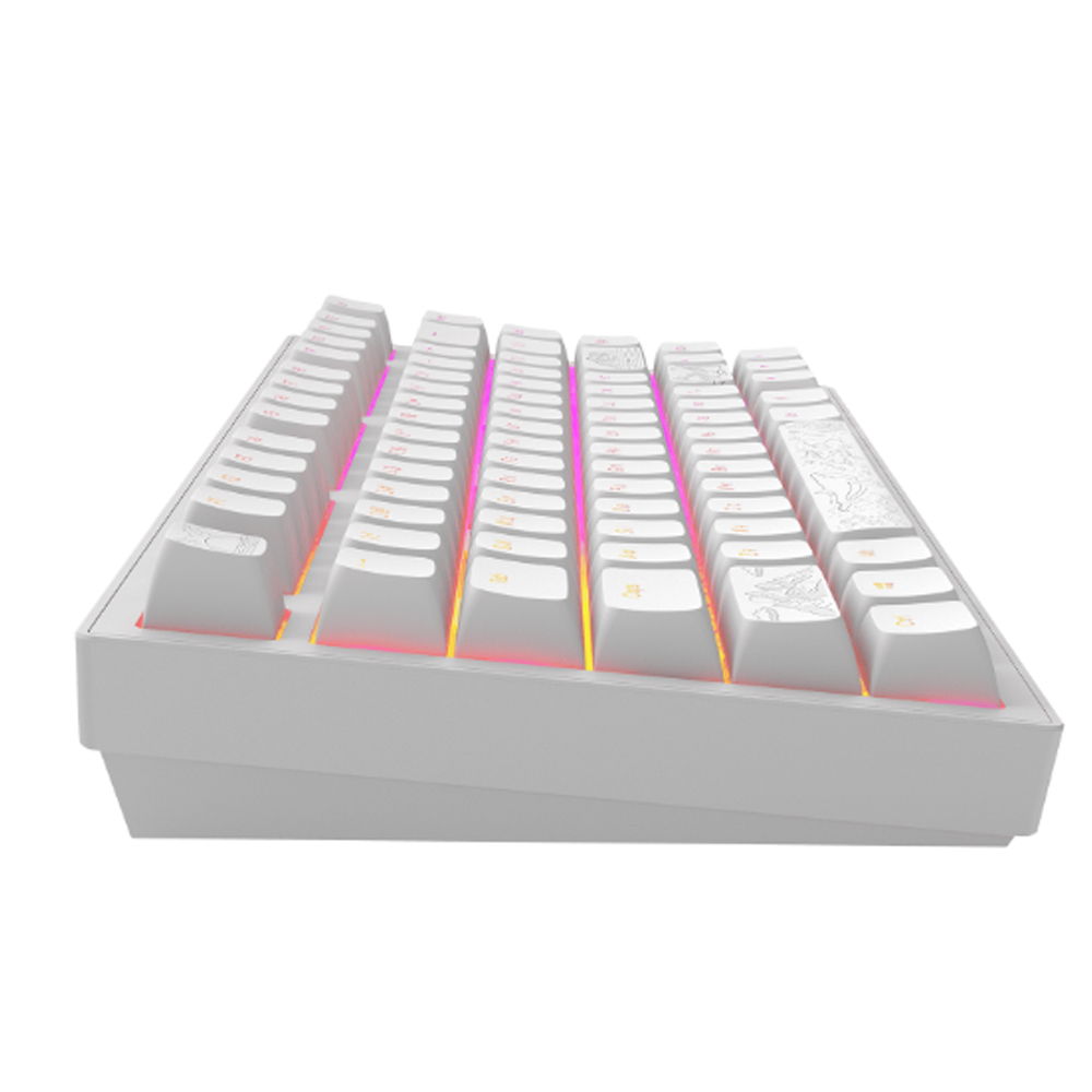 Dark Project ALU81A Terra Nostra White, G3MS Moonstone Switch, RU