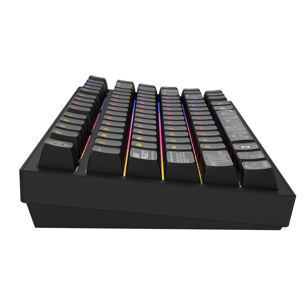 Dark Project ALU81A Terra Nova Black, G3MS Moonstone Switch, RU