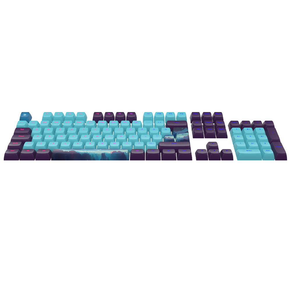 Dark Project Night Sky Keycaps UK/DE/AT/ES/IT/FI/NO/SE/DK