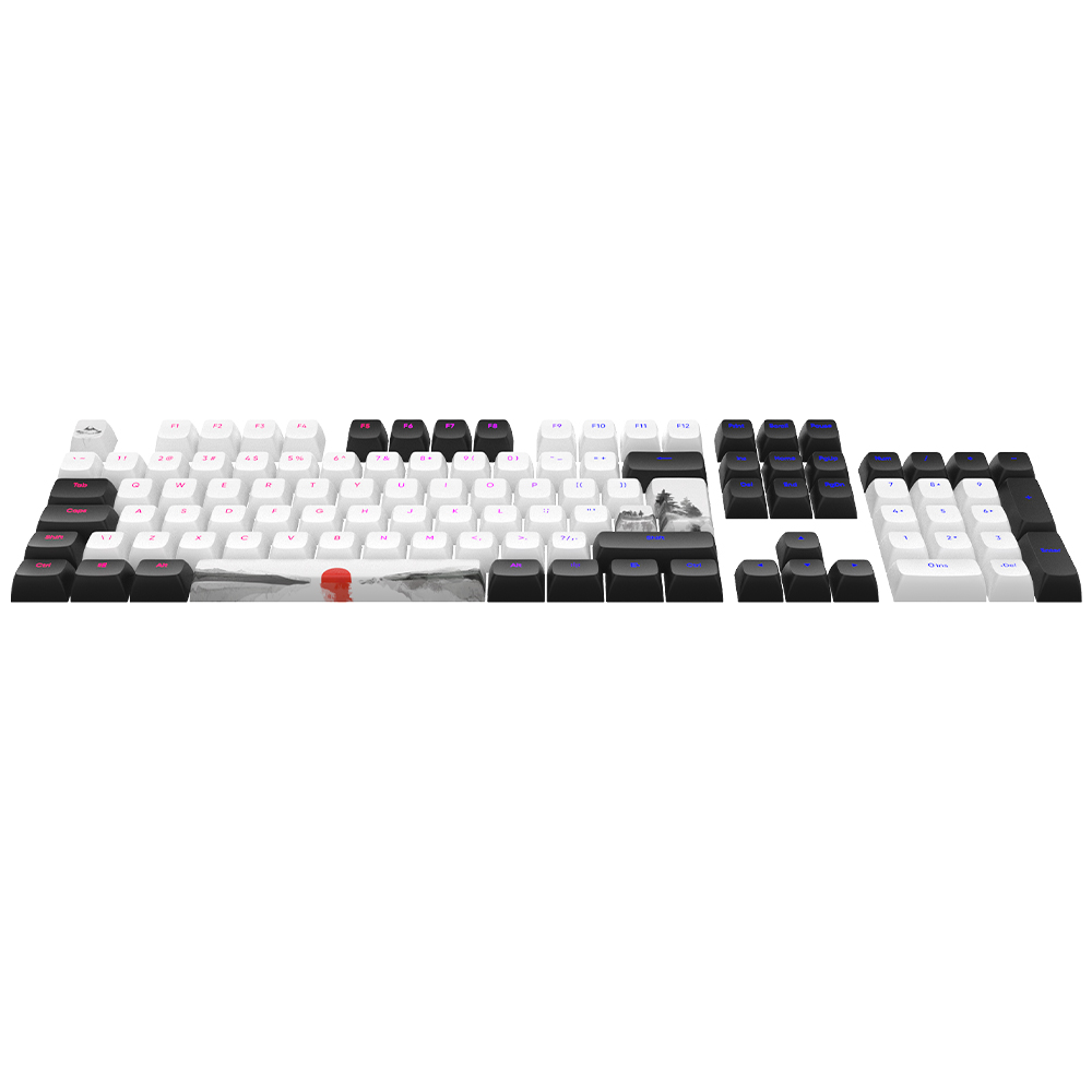 Dark Project Fuji Keycaps, UK/DE/AT/ES/IT/FI/NO/SE/DK