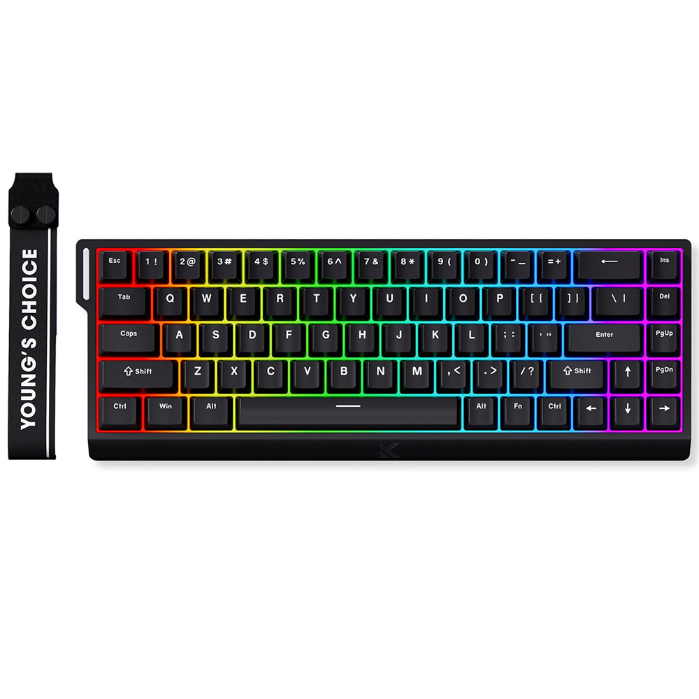 Mchose Ace 68, Ice Blue Magnetic Switch, Black