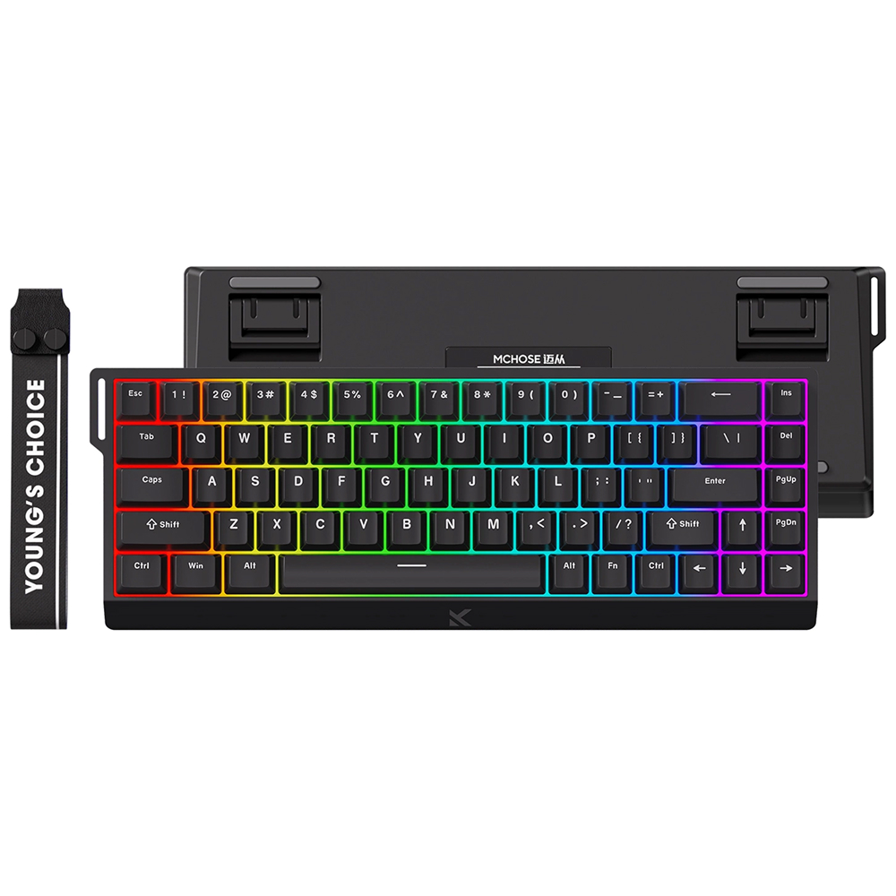 Mchose Ace 68, Ice Blue Magnetic Switch, Black