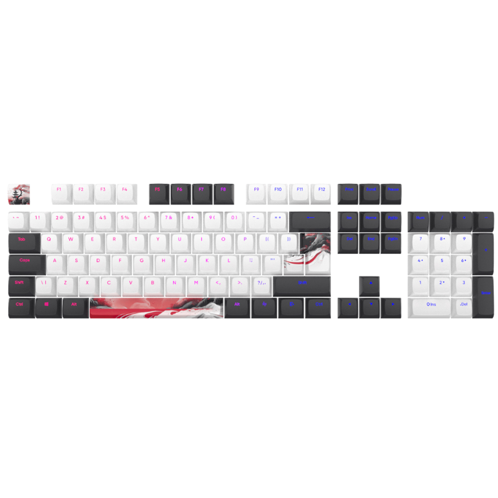 Dark Project Kyoto Keycaps, UK/DE/AT/ES/IT/FI/NO/SE/DK