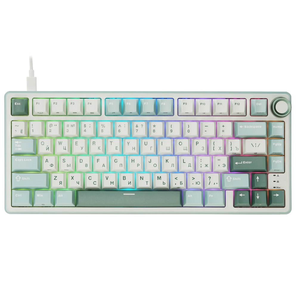 ROYAL KLUDGE R75 Sky Cyan, K Silver Switch, RU