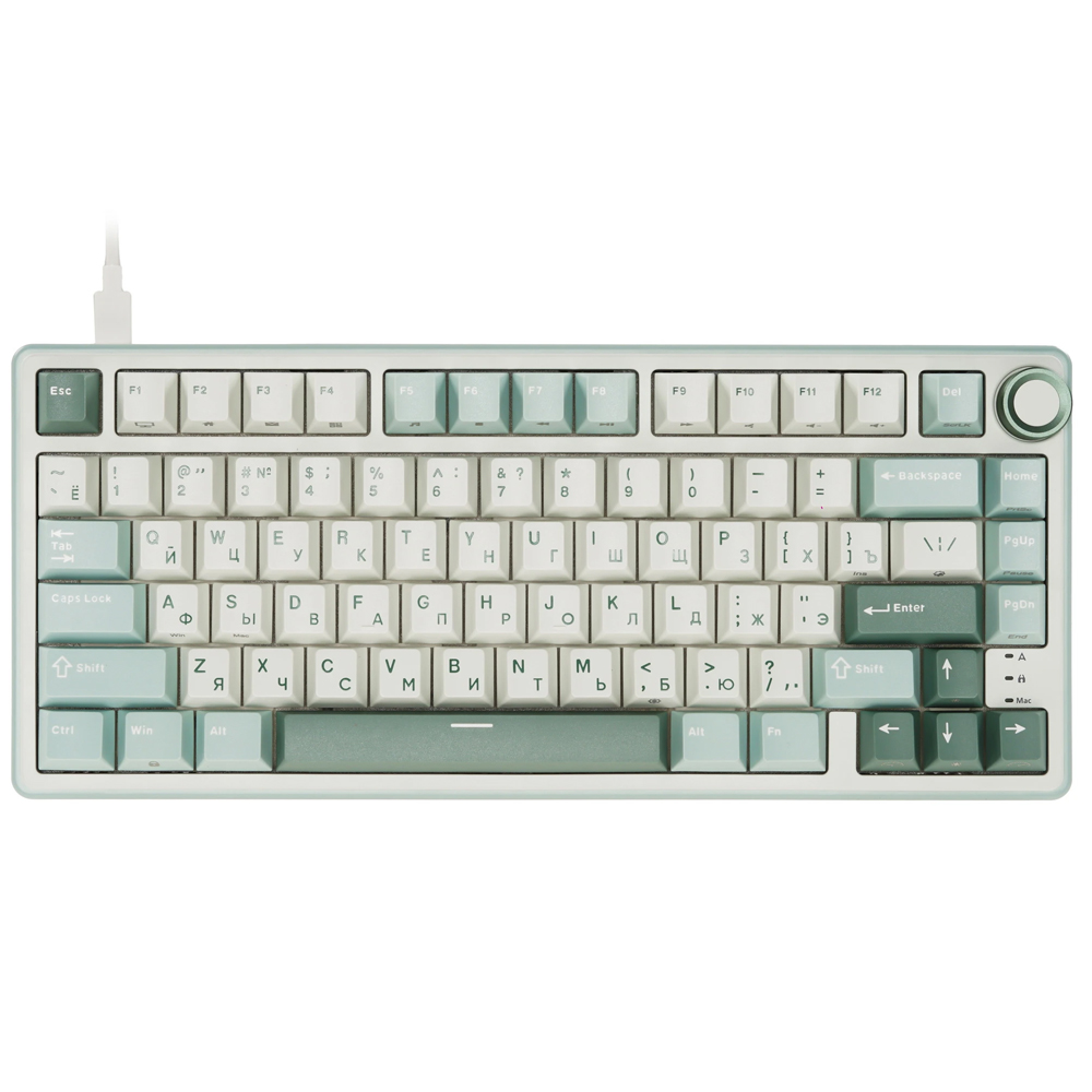 ROYAL KLUDGE R75 Sky Cyan, K Silver Switch, RU