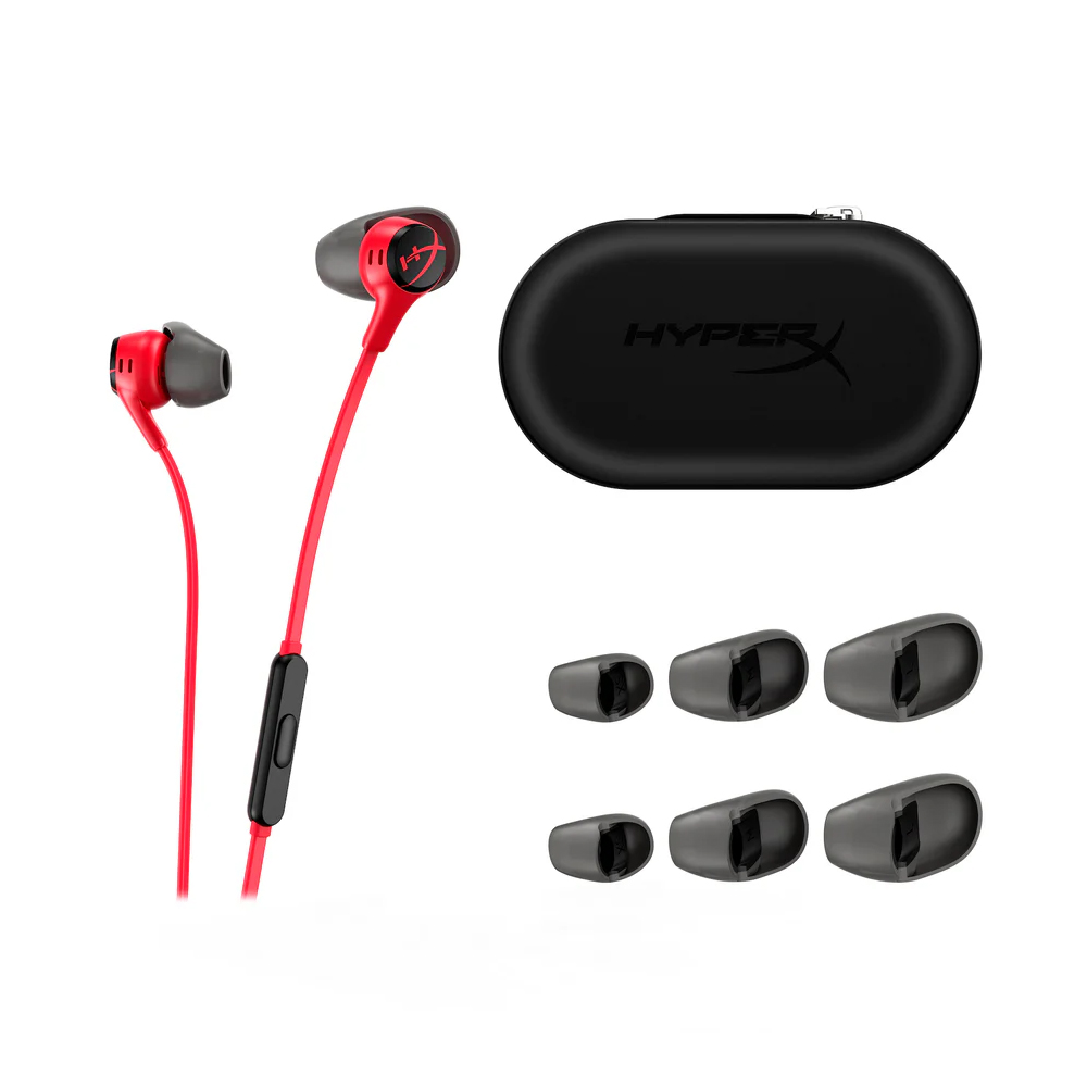 HyperX Cloud Earbuds II, Red