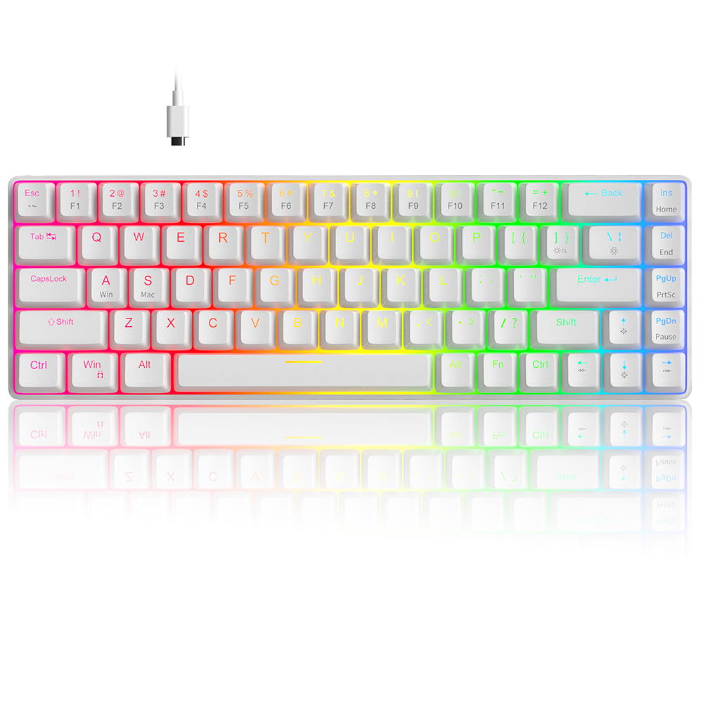 Magegee MK-BOX White, RGB, Amethyst Switch, US