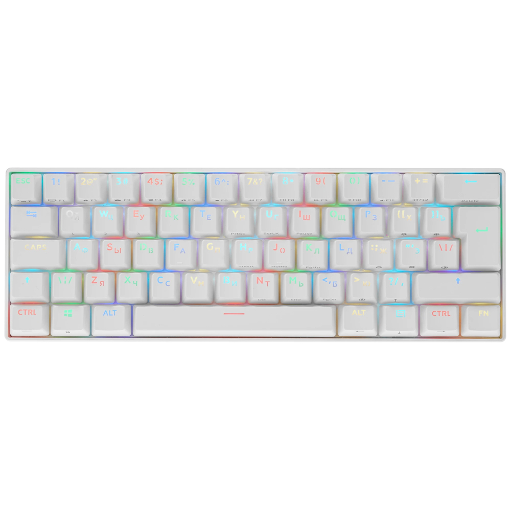 ROYAL KLUDGE RK61 White, Red Switch, RU