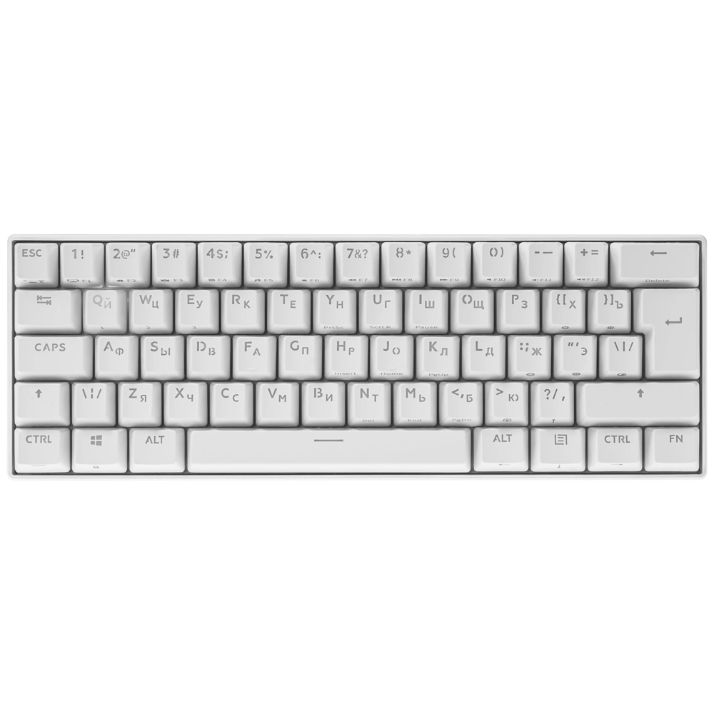 ROYAL KLUDGE RK61 White, Red Switch, RU