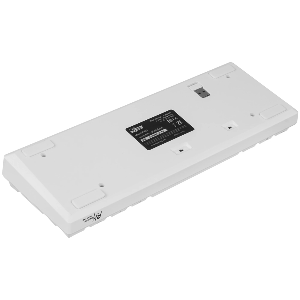 ROYAL KLUDGE RK61 White, Red Switch, RU