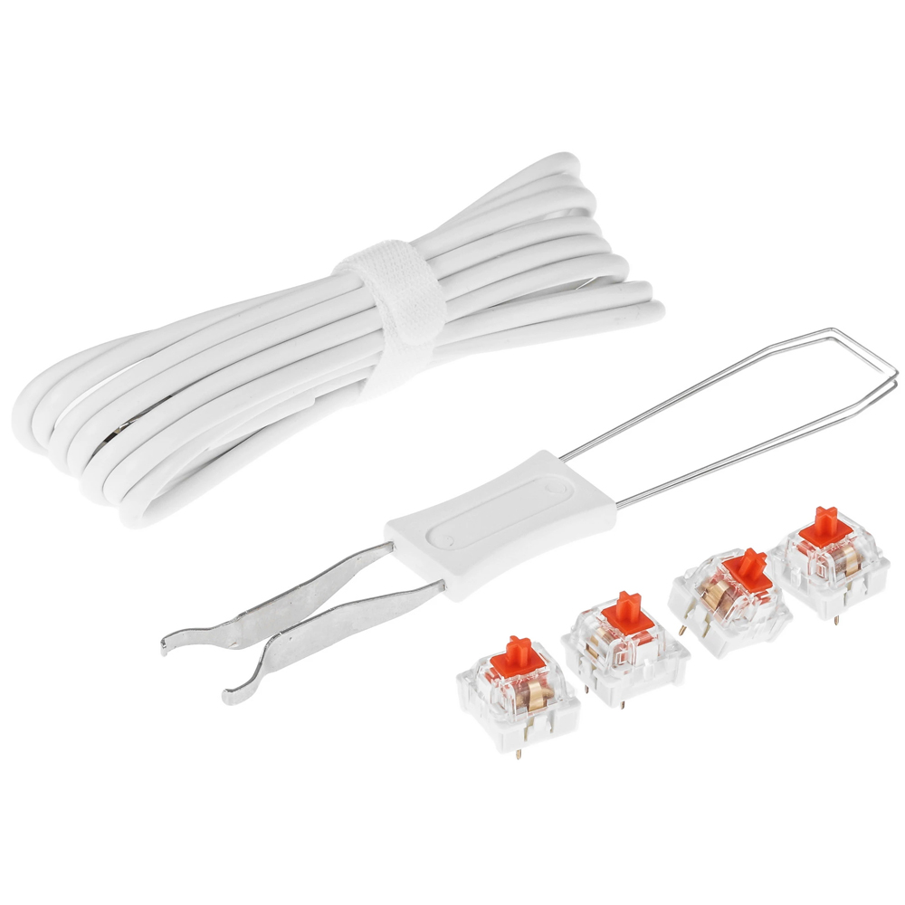 ROYAL KLUDGE RK61 White, Red Switch, RU