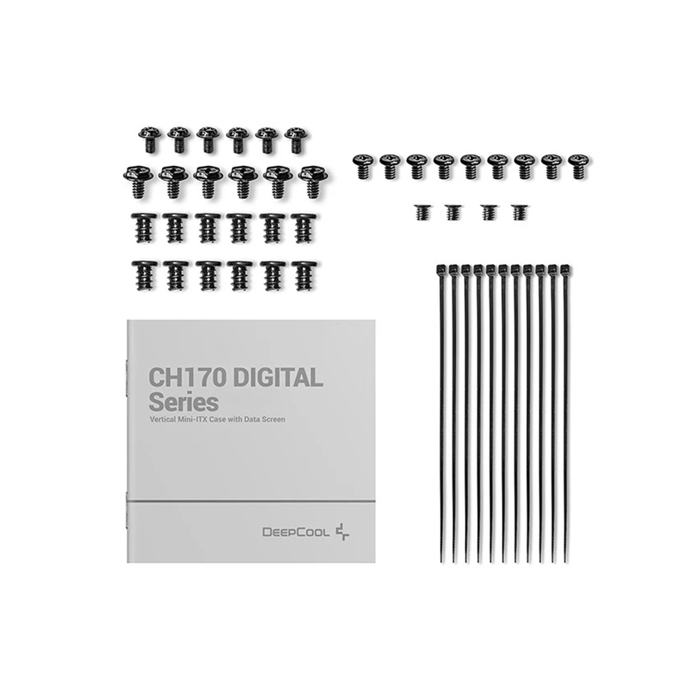 Deepcool CH170 Digital, Black