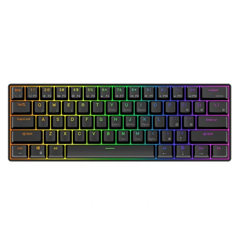 ROYAL KLUDGE RK61 Black, Blue Switch, US