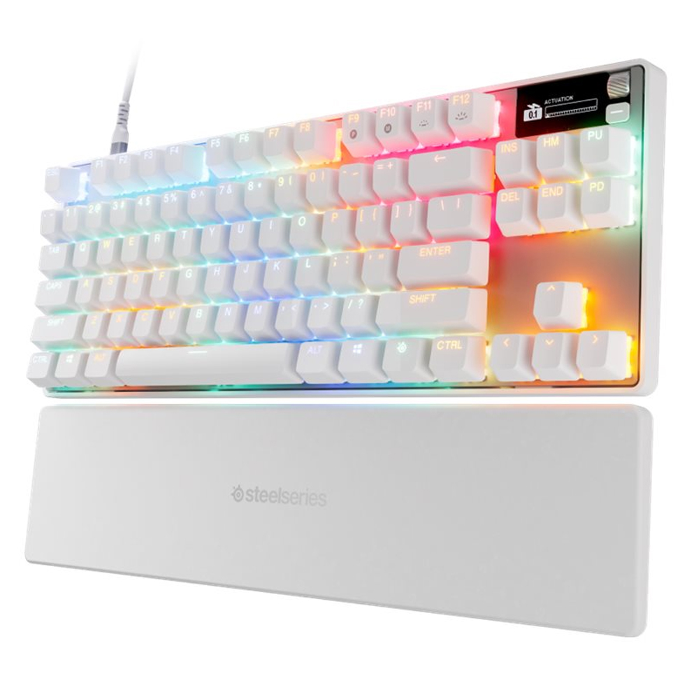 SteelSeries Apex Pro TKL Gen 3, White, US