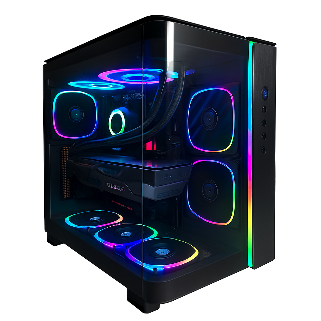 4GAMES FCL-10, AMD Ryzen 7 9800X3D, RTX 5080, 32GB RAM, 1TB SSD