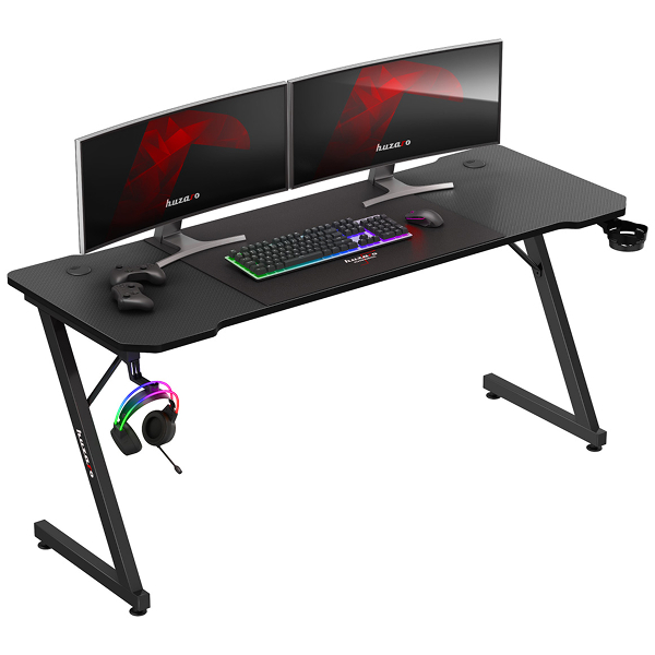 Huzaro Hero 4.8 Gaming Desk, Black