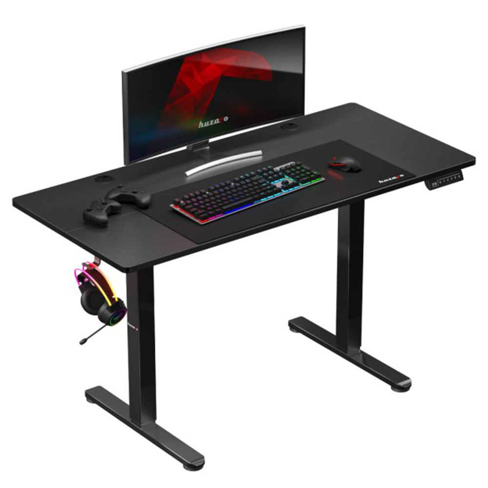Huzaro Hero 8.2 Electric Gaming Desk, Black