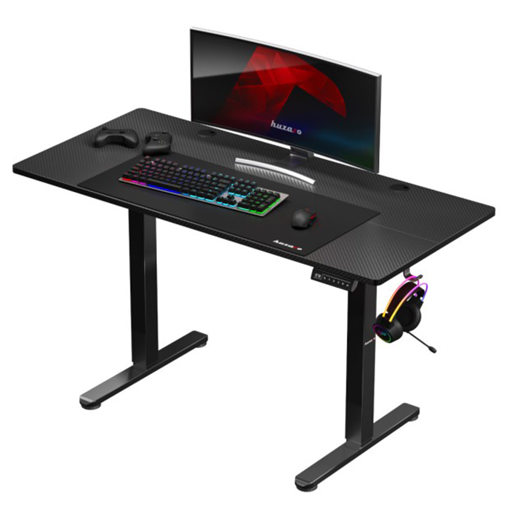 Huzaro Hero 8.2 Electric Gaming Desk, Black
