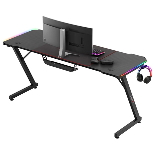 Huzaro Hero 4.8 RGB Gaming Desk, Black