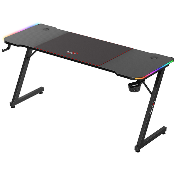 Huzaro Hero 4.8 RGB Gaming Desk, Black