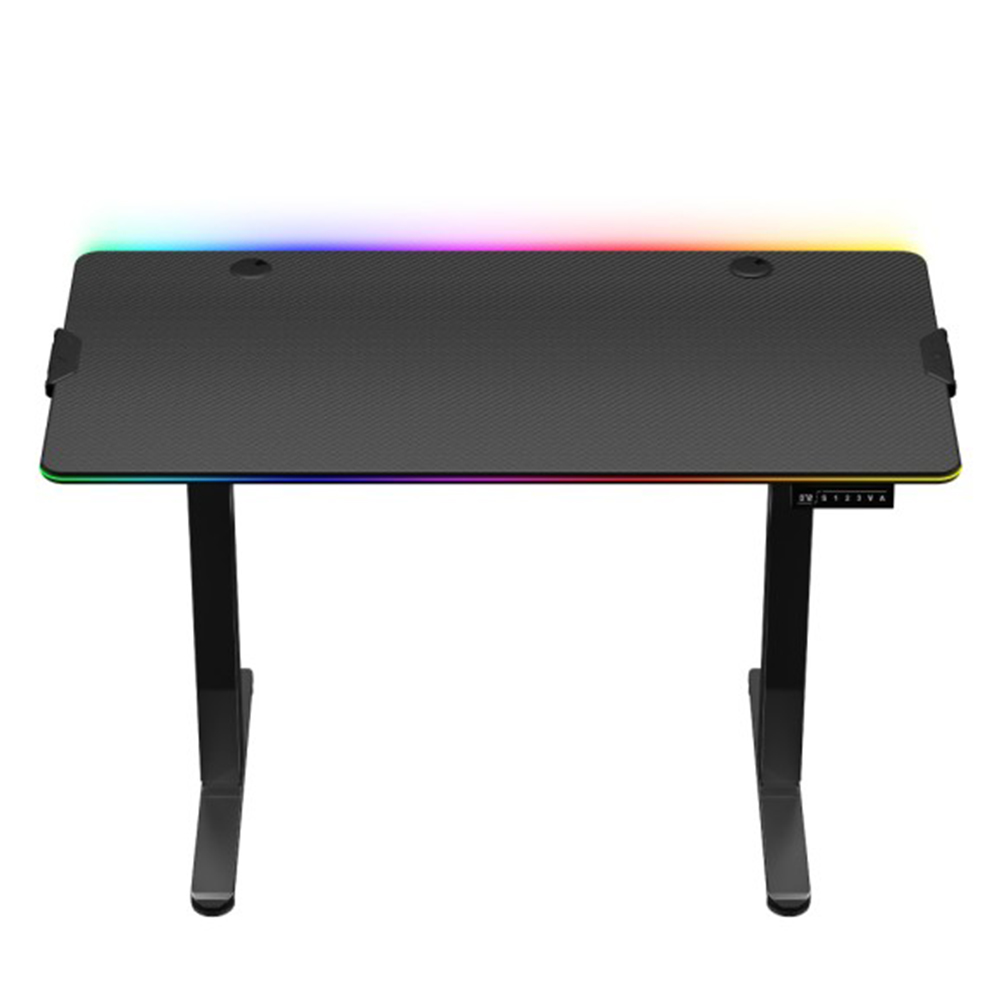 Huzaro Hero 8.2 Electric RGB Gaming Desk, Black