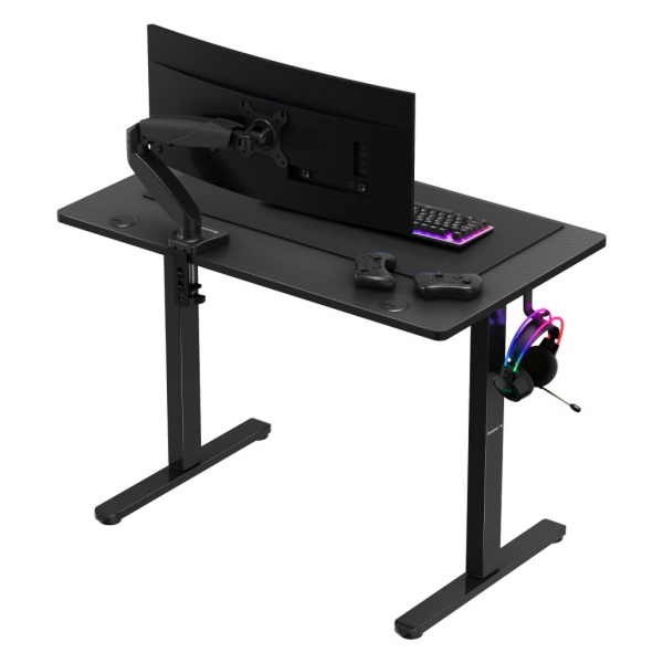 Huzaro Hero 7.9 Electric Gaming Desk, Black