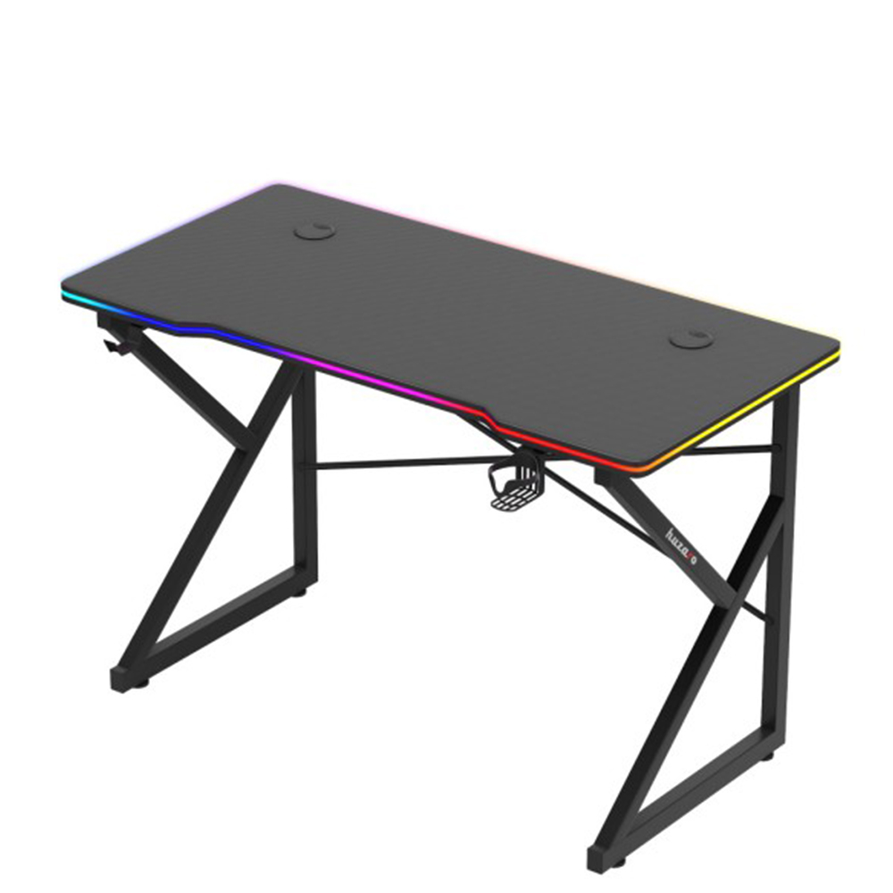 Huzaro Hero 1.7 RGB Gaming Desk, Black