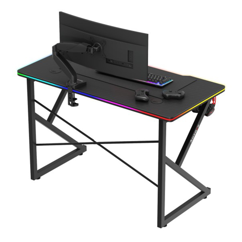 Huzaro Hero 1.7 RGB Gaming Desk, Black