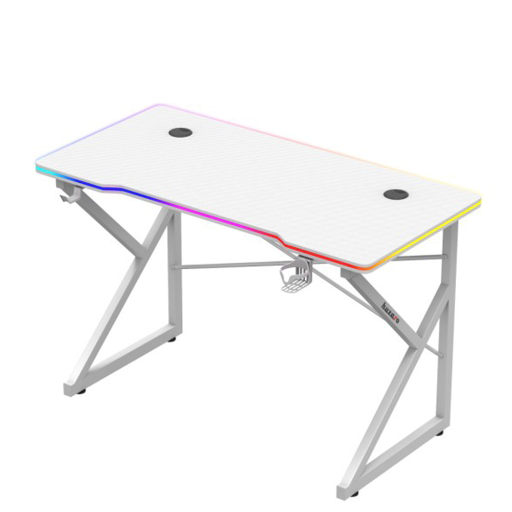 Huzaro Hero 1.7 RGB Gaming Desk, White