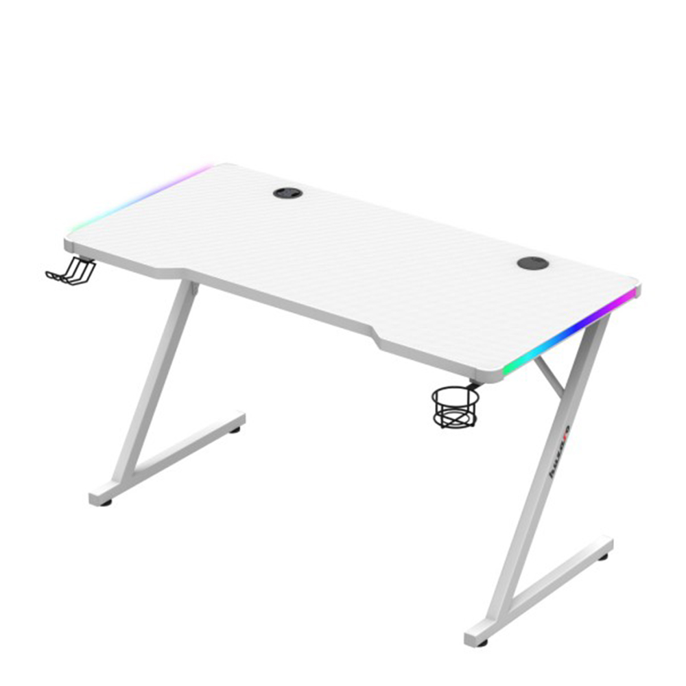 Huzaro Hero 2.5 RGB Gaming Desk, White