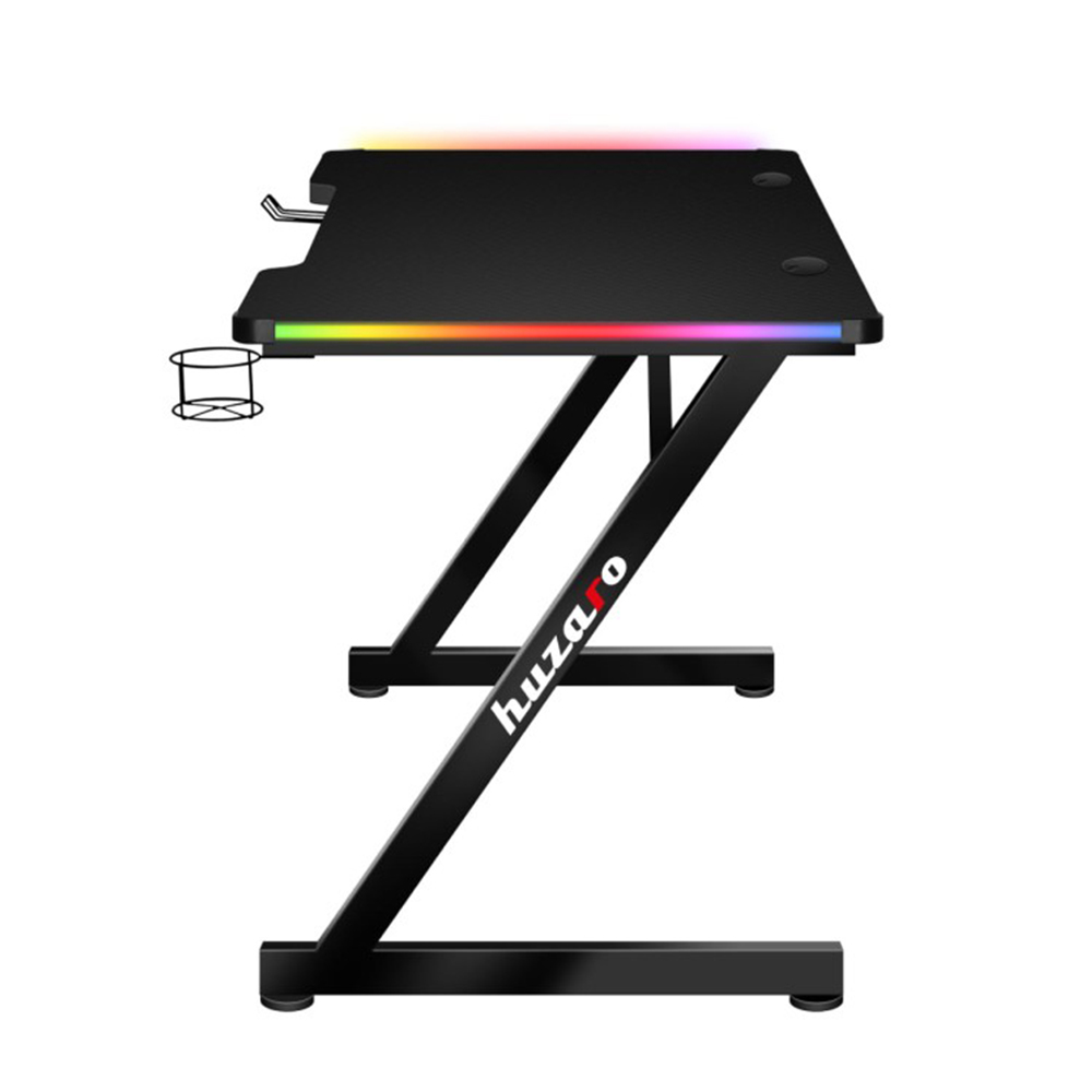 Huzaro Hero 2.5 RGB Gaming Desk, Black