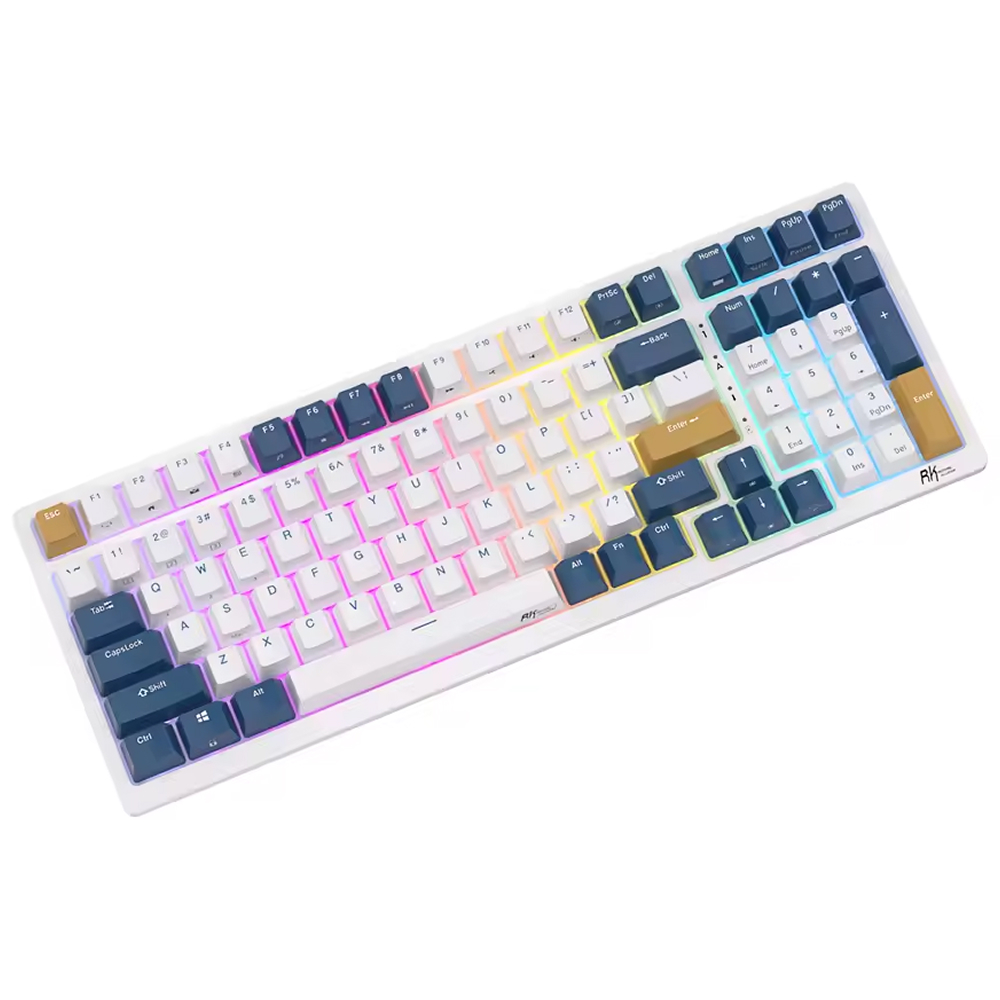 ROYAL KLUDGE RK98 Klein Blue, Red Switch, US