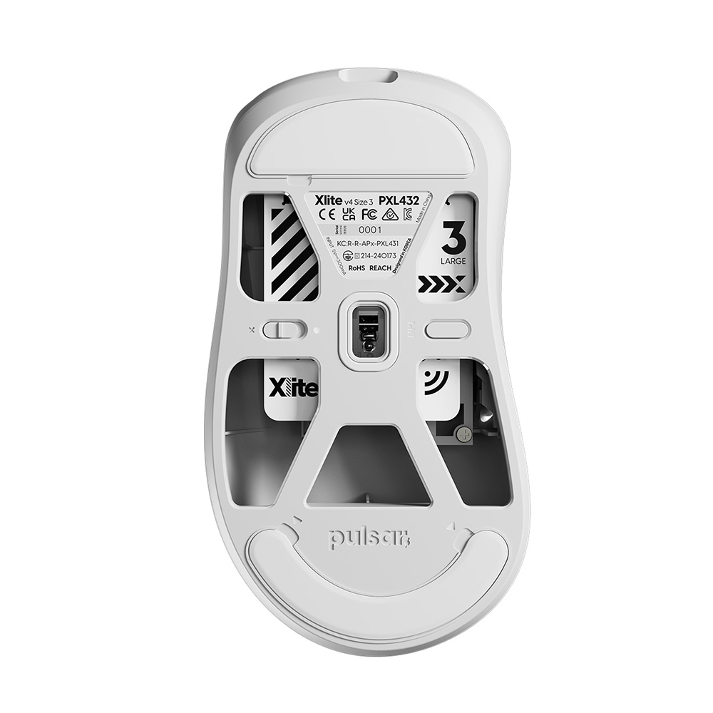 Pulsar Xlite V4 Large Wireless, White